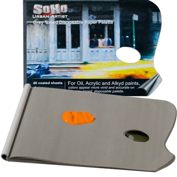 SoHo Urban Artist Paint Paper PALETTE Pad Specially Coated Heavy Duty