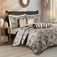 thumbnail image 2 of Gracie Mills Thornton 6-Piece Jacquard Quilt Set with Cozy Throw Pillows - GRACE-3136, 2 of 4