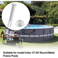 thumbnail image 3 of 12 Plastic Pool Pins and 12 Rubber Gaskets, for Intex 13'-24' Round Metal Frame Pools and Rectangular Metal Frame Pools, Intex 28270-28273 (5.5cm/2.16, 3 of 5