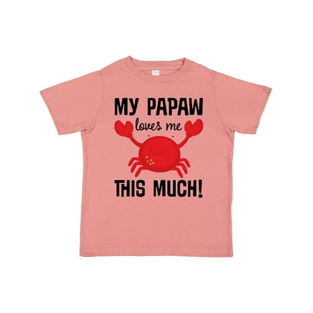 

Inktastic My Papaw Loves Me Gift Gift Toddler Boy or Toddler Girl T-Shirt
