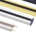 thumbnail image 4 of 8 Feet Metal 3 Wire Track Lighting Extension Rod, Silver, 4 of 5
