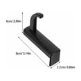 thumbnail image 2 of LRXIYODE 10Ud Gancho Adhesivo Para Auriculares Sobre Oreja Compatible Con Borde De Monitor Negro, 2 of 8