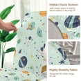 thumbnail image 5 of Yayeee 2 Pack Dining Chair Covers Stretch Parson Chairs Slipcovers Seat Protector, Space Patterns, 5 of 6