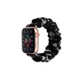 thumbnail image 1 of Correa Compatible con Apple Watch 38 mm 40 mm 42 mm 44 mm Tejido floral suave Elástico oso de fresa, 1 of 4