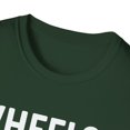 thumbnail image 3 of Wheels or Heels Gender Reveal Unisex Softstyle T-Shirt, 3 of 4