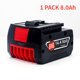 thumbnail image 1 of Batería Recargable para Herramienta Eléctrica Bos-ch 14.4V 6.0Ah para GBH GDR GSR DDS180 BAT614G (KC) Batería de Reemplazo Li-ion, 1 of 5