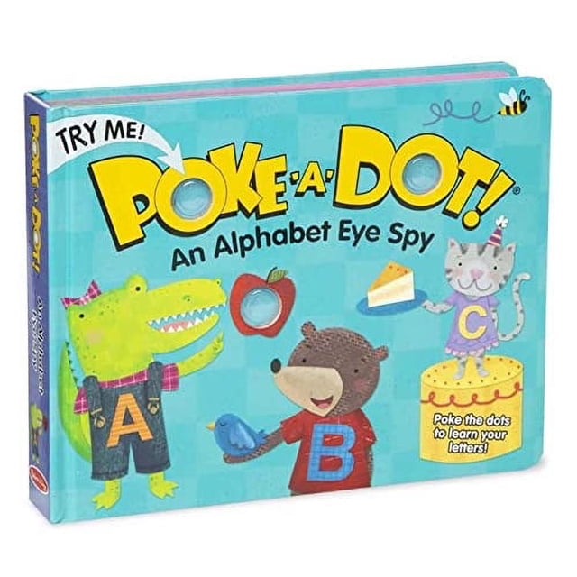 Melissa & Doug Poke-a-dot Alphabet Pop libro de cartón