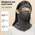 thumbnail image 3 of Windproof and Warm Mask Thickened Fleece Full-face Protection Winter Cycling, 3 of 8