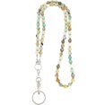 thumbnail image 2 of Lanyards for ID Badges, with Rubber Stoppers for Eyeglass Chain, Beaded Lanyard Eyeglass Chains for Women Lanyard for Keys A, 2 of 5