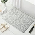thumbnail image 6 of Extra Soft Bathroom Mat, Non-Slip Polyester Floor Rug for Bathroom, Kitchen, and Entryway, Absorbent and Washable, Ideal for Home and Office Use, 6 of 7
