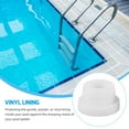 thumbnail image 3 of OUNONA 2-Pack White Rubber Pool Ladder Plugs, Easy to Install Bumpers for Inground Swimming Pool Steps, 3 of 8