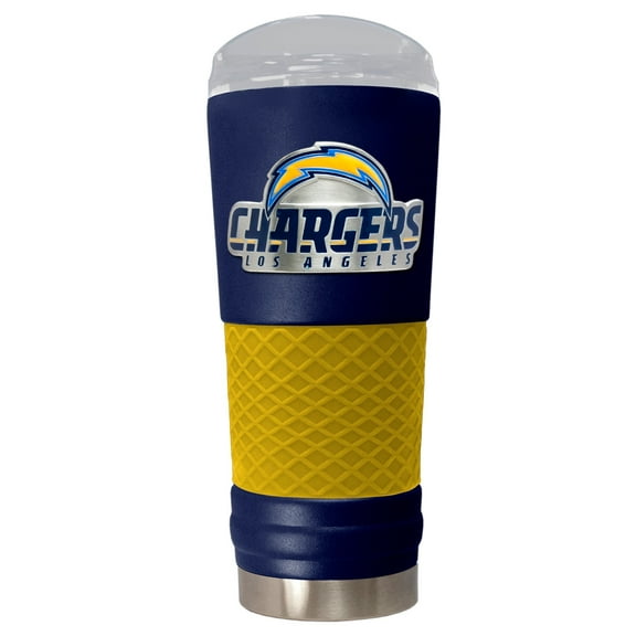 Blue Los Angeles Chargers 24oz. Powder Coated Draft Travel Mug