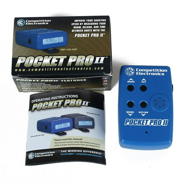 TOBERICH Competition Electronics Pocket Pro II Shot Timer with Sensor Buzzer Beeper Hunter Training Shooting Timer Speed Measures Walmart