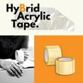 thumbnail image 6 of PSBM Acrylic Packing Tape 2.83 Inch x 110 Yards 48 Rolls Yellow Transparent 2 Mil for Storage and Package Labeling, 6 of 6