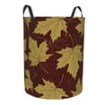 thumbnail image 7 of ZICANCN Laundry Basket Organizer, Fall Leaf Autumn Foliage Golden Collapsible Hamper for Bathroom Bedroom Laundry Room, Medium Size, 7 of 7