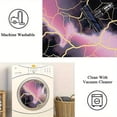 thumbnail image 3 of 1PC Electric Pink and Black Cracked Clouds Area Rug Local Carpet, Lightweight Washable Easy-to-Clean Carpet Mat Festival Gift, Suitable for Living Room, Bedroom, Dining Room, Office, Balcony, Room Ac, 3 of 8