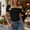 #315-Black, variant on Womens Asymmetrical One Shoulder Short Sleeve Top Butterfly Applique Solid Color Slim Fit Casual for Daily Date Beach Summer Gift