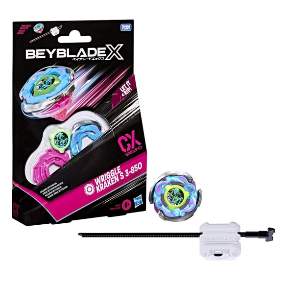 Beyblade X Wriggle Kraken S 3-85O CX Conjunto de Peonza de Resistencia
