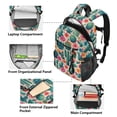 thumbnail image 5 of JIALIOU 14" Laptop Backpack Waterproof Airline Approved Stylish Casual Daypack for Travel Business College Work, Cactus and Desert Flower, 5 of 8