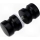 thumbnail image 4 of 2pcs Black Bathroom Pull Handles, Suitable for Shower Glass Door Knobs, Back to Back Knobs for Shower Doors, 4 of 5