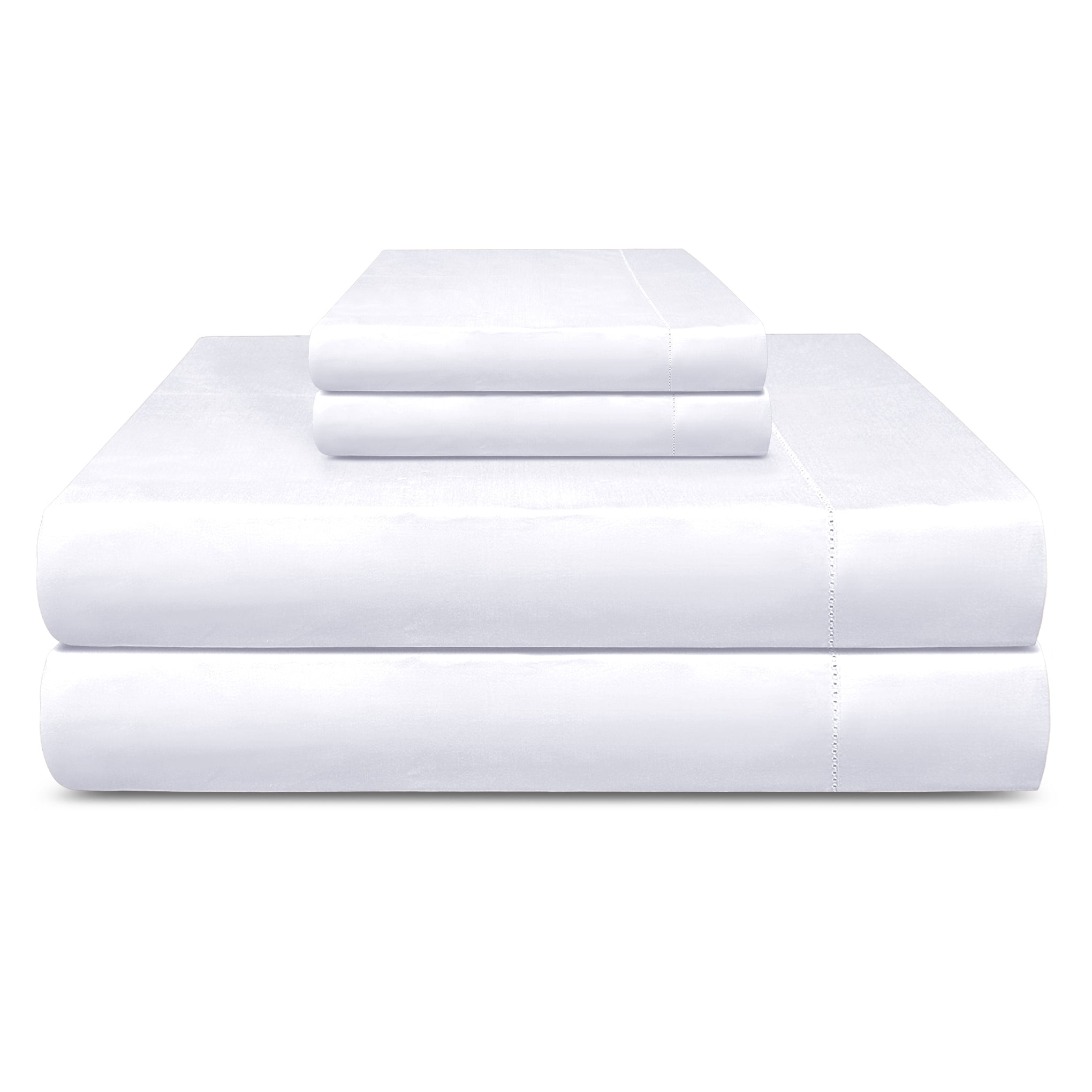 100 Cotton 810tc Snow White Flex Top, Eastern King Bed Sheets