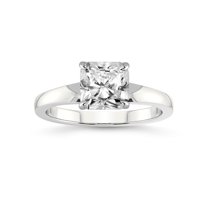 3 Carat IGI Certified Radiant Shape Lab Grown Diamond Engagement Ring | 14K White Gold | Arielle Solitaire Lab Diamond Ring | FG-VS1-VS2 Quality Friendly Diamonds