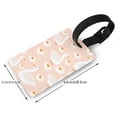 thumbnail image 4 of Balery Geese and Flower Print Durable Luggage Tags with Secure Strap, Personalized Travel ID Tags for Suitcases, Bags, and Backpacks - Easy Identification for Men and Women, 4 of 8
