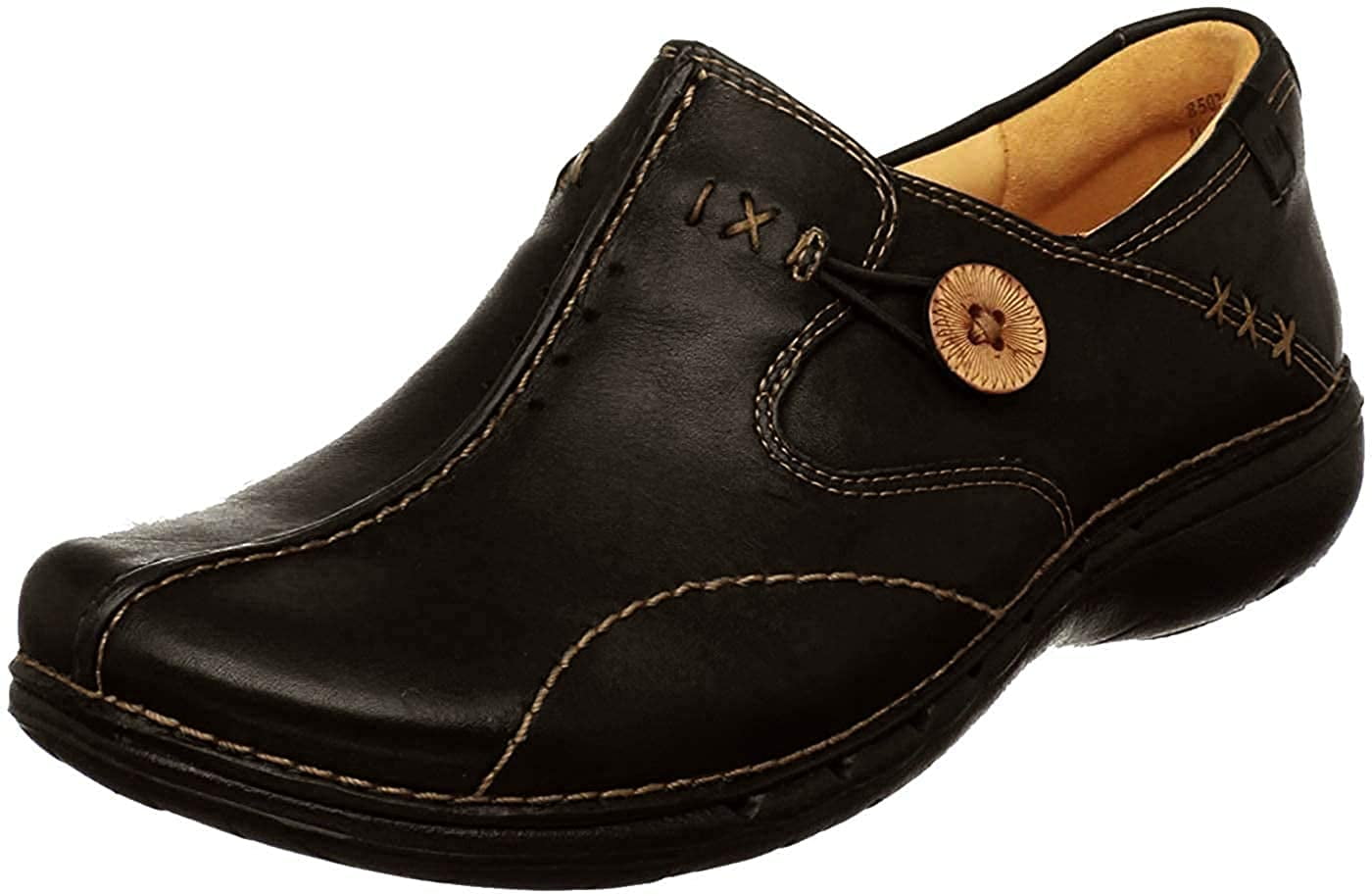 Clarks Unstructured Womens Un.Loop Slip-On Shoe - Walmart.com