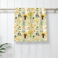 thumbnail image 5 of Pofeuu Animal Tree Print Hand Towel 27.5" x 16" Soft Absorbent Towel for Bathroom SPA Gym Hotel, 5 of 6