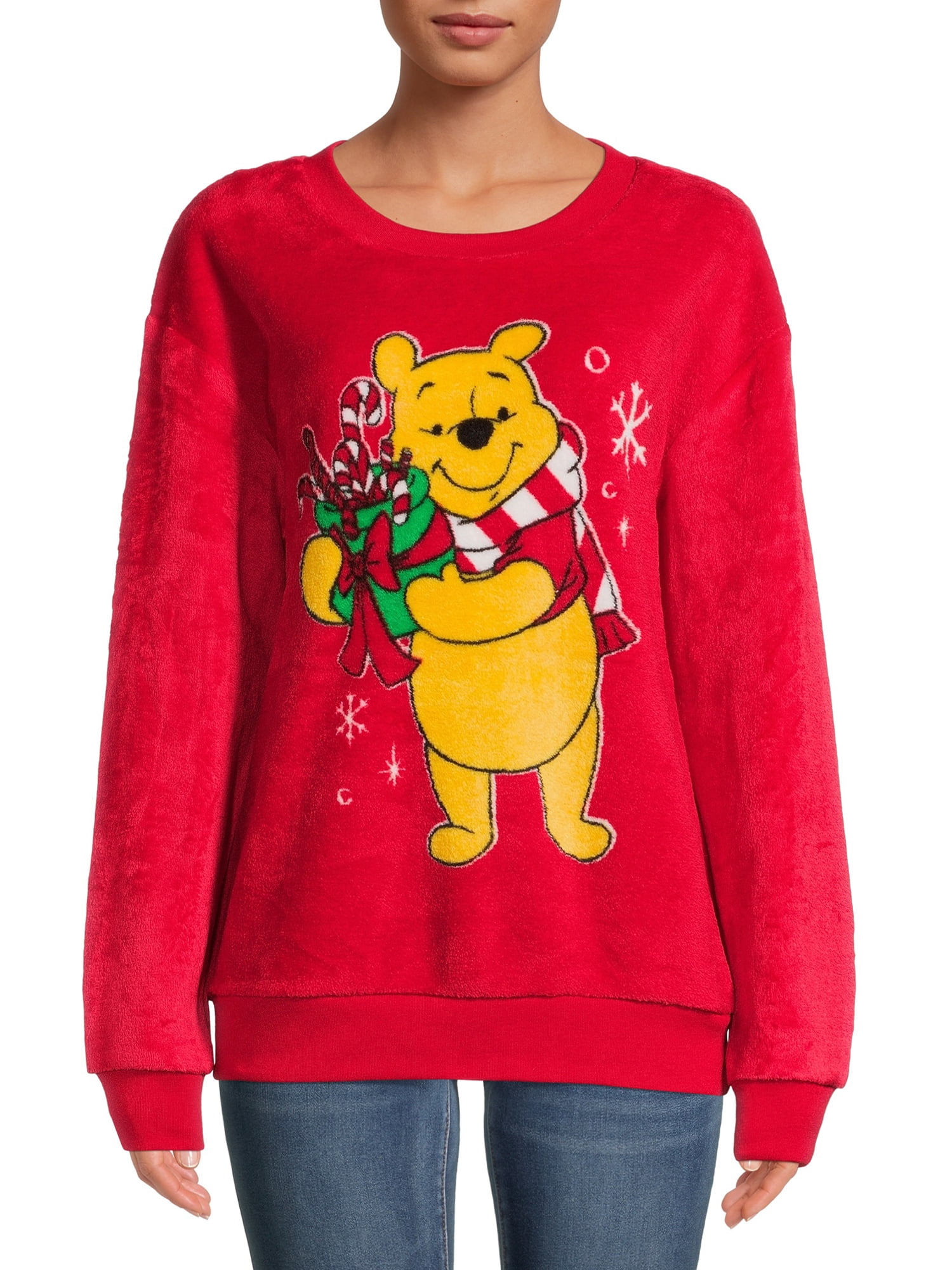 pooh bear ugly christmas sweater
