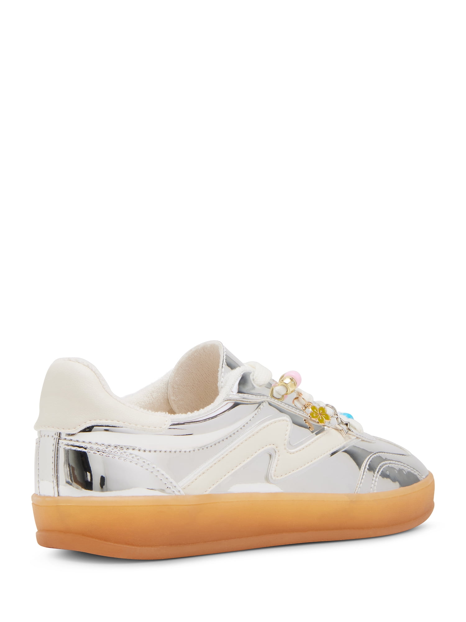 Madden Girl Women's Giia-CB Lace-Up Gum Sole Sneaker with Charms