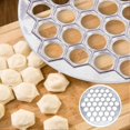 thumbnail image 3 of Russian Dumpling Mold 37 Holes 1.1' Pelmeni Maker, Aluminum Alloy Ravioli Dumpling Maker Press, 3 of 5