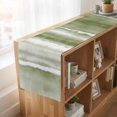 thumbnail image 6 of Table Runners 72 Inches Long Dress Scarves, Sage Green Stripes Farmhouse Kitchen Table Runner, Coffee Tablerunners, Watercolor Gradient Abstract Striped 14x72 Inch, 6 of 9