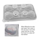 thumbnail image 4 of Bandeja De Hielo De Silicona Con Forma De Gato, 2 Uds., 3D, 4 Cubos, Reutilizable, Lindo, 4 of 7