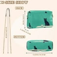 thumbnail image 4 of FORMRS Women Crossbody Purse with Chain Strap Vegan Leather Shoulder Handbag, Green Cat, 4 of 7