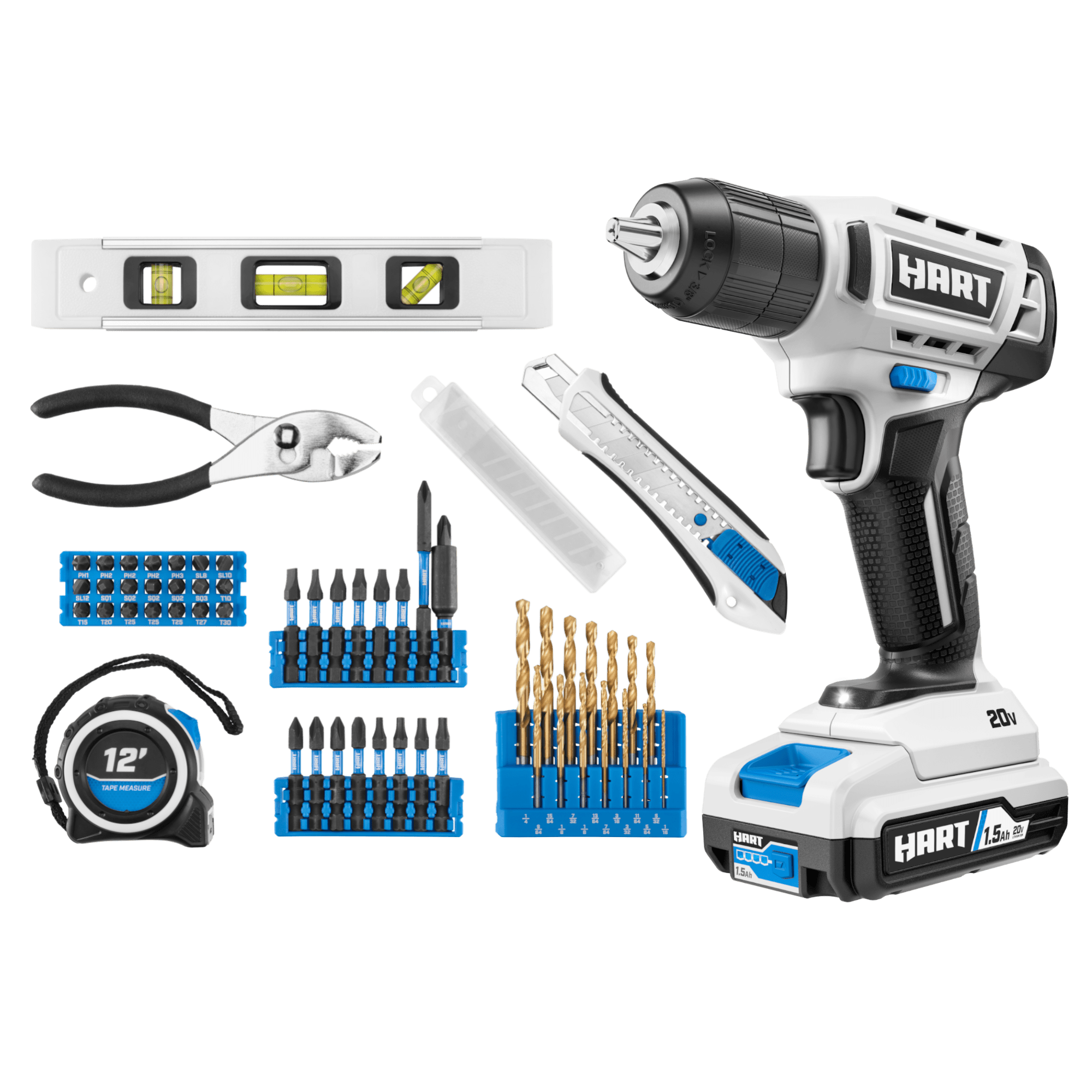 HART 20-Volt Cordless 4 Tool Combo Kit - Walmart.com HART 20-Volt Cordless 4 Tool Combo Kit - Walmart.com