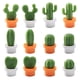 thumbnail image 2 of 5x6pcs Mini dibujos animados Cactus imán nevera pegatina planta maceta decoración (blanco) Sywqhk Libre de BPA, 2 of 6