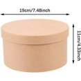 thumbnail image 4 of HUGFEGWE Gift Box for Presents Round Paper Box Multipurpose DIY Box Biscuit Case Gift Packaging Box for Party Crafts Cookies Pastries, Size L U2537-26818, 4 of 7