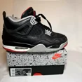 thumbnail image 1 of Ni - ke Size 8 - Ni - ke Air Jordan 4 Retro Bred Reimagined Men's Shoes - Ships Now, 1 of 5
