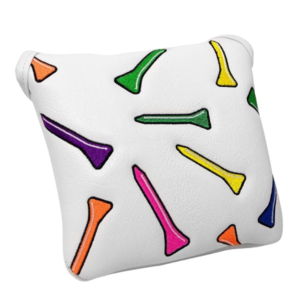 Fundas para putter tipo mazo de golf, calcetines bordados para golfistas Talla única