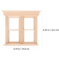 thumbnail image 2 of CTIRCHIU 1Pcs Miniature Window Frame For Playhouse Window And Mini House Furniture 6.33X5.74X0.98In, 2 of 6