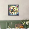 thumbnail image 4 of Pintura 5D DIY Taladro cuadrado completo Diamante Luna Dragón azul Decoración Arte 30x30cm, 4 of 9