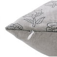 thumbnail image 3 of Fabdivine Block Print Throw Pillow Cover, 14x20 Inch Pure Linen Decorative Cushion Cover, Floral Print Boho Design Blue Pillow Cover for Sofa and Couch, 3 of 5
