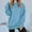 Sky Blue, variant on TAGOLD Womens Sweater Tops,Casual Plus Size Fall Tops Blouse for Womens,Women's Thumb Button Sweatshirt Hoodie And Winter Clothing Long Sleeve Hoodie Sweatshirt White M