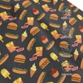 thumbnail image 3 of Fotbe Fast Food Gorro Clásico de Béisbol, Gorra Ajustable con Broche Snapback, Gorro de Exterior de Algodón Suave, 3 of 6