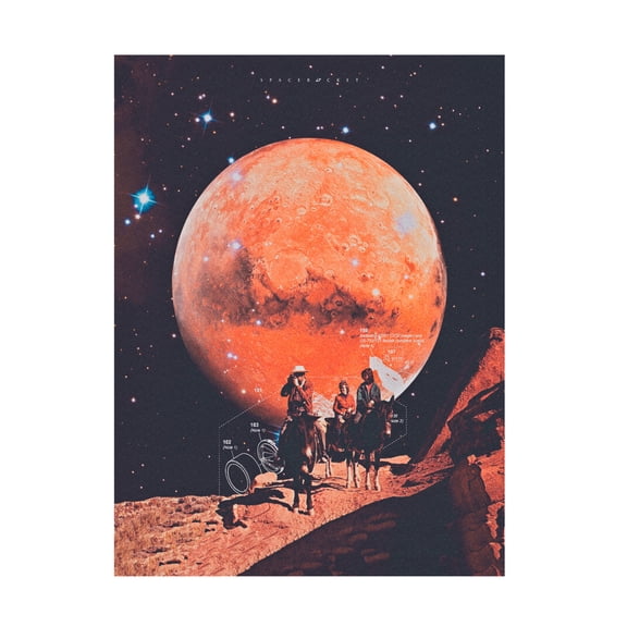Trademark Fine Art spacerocket art 227 Canvas Wall Art