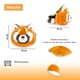 thumbnail image 2 of Bolsa De Peluche Suave De Mapache Naranja Con Movimiento, 2 of 6