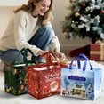 thumbnail image 5 of Lumikrypt 24Pack(12 Designs)Christmas Large Gift Bags with Handles,Gold Stamping Reusable Christmas Bags,Non-Woven Tote Bags for Wrapping Xmas Party Favors,13 x 9.8 x 6.7inches, 5 of 8