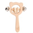 thumbnail image 1 of Sonajero de madera para bebé, cascabeles navideños hechos a mano, patrón de oso, sonajero de madera de dibujos animados, juguetes para bebés, recién nacidos, niños pequeños, regalos de recuerdo de fie, 1 of 5