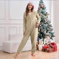 thumbnail image 5 of KinKnit Family Christmas Pajamas Matching Sets 2025 Cozy Flannel Pjs Outfits, Christmas Onesie Themed Costumes for Family, 5 of 6